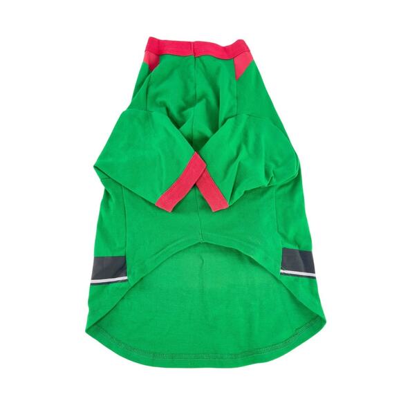 Elf Dog Costume Christmas Outfit XL Green & Red With Belt Design For Large Dogs - Picture 12 of 14